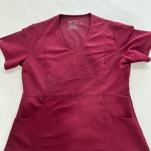 FIGS Women's Burgundy Top